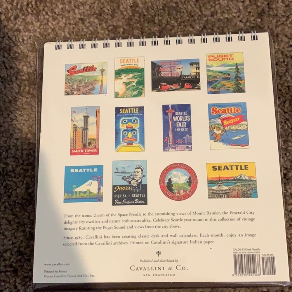 Seattle Calender - Picture 2 of 2